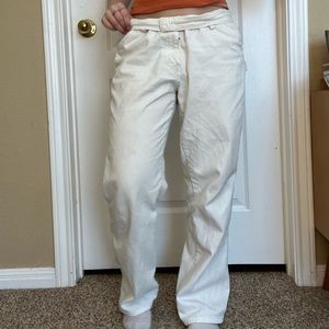 🤍Dickies white carpenter jeans🤍